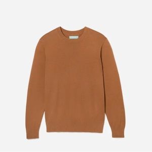 NWT Everlane “The No-Sweat Sweater”, Adobe Brown, Mens size M.
